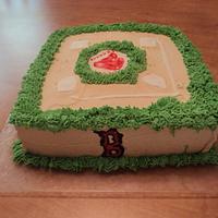 baseball cake