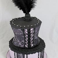 Burlesque Corset cake
