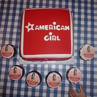 American Girl cake