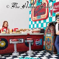 50s American diner 