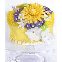 Flower cake Flower cake