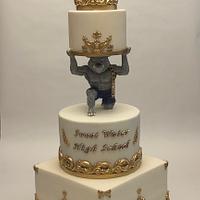 Class Ring Ceremony Cake 