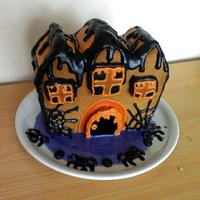 Halloween Gingerbread house