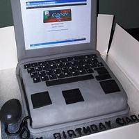 Laptop cake