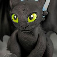 Toothless Cake 