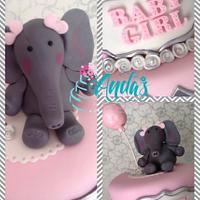 Pink & Gray Chevron and Elephants Baby Shower!