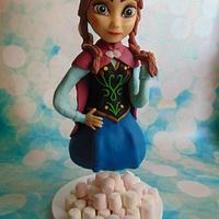 Princess Anna cake