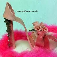 Pink Shoe and Shoebox