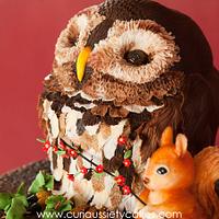 Beatrix Potter-Squirrel Nutkin cake/featured in cake central magazine 