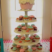 Giant cupcake stand