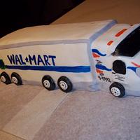 Wal-Mart Truck Cake 