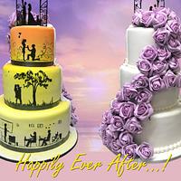 Story Wedding Cake- 3 pics