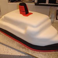 Cruise Ship birthday cake
