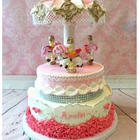Carrousel cake!