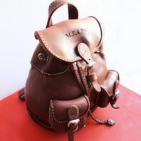 Chocolate bag cake