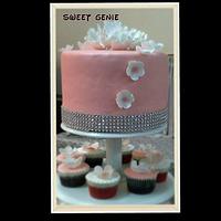Wedding Cake & cupcakes