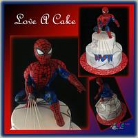 Spiderman-themed Birthday Cake