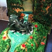 elephant cake elephant cake