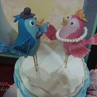 Engagement Twitter Cake