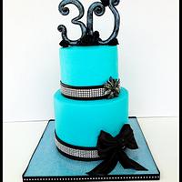 Teal, Black and Bling