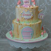 Fairy theme Birthday cake