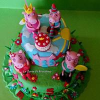  peppa pig cake in celebration