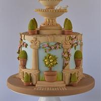 My Italian Garden Cake - Gardens of the world Collaboration