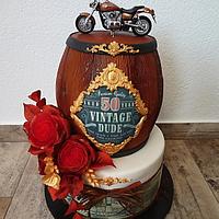 Birthday cake for bikers