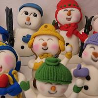 the Happy Snowmen