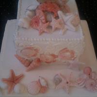 Ocean theme 21st cake