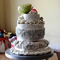 Jewelled Wedding Cake 