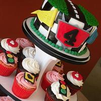 Cars cake & cupcakes