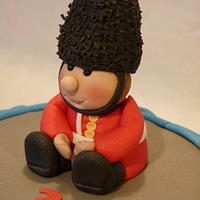 TOY DRUM AND TOY SOLDIER CAKE