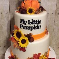 My Little Pumpkin Baby Shower Cake