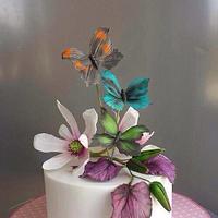 Flowers and Butterfly's 