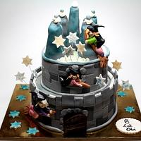 Witches Castle Birthday Cake