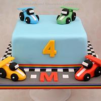 Racing Cars Cake