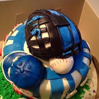 Baseball Theme Cake and smash cake