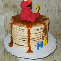 Elmo Breakfast Birthday Cake
