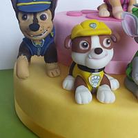 paw patrol's cake