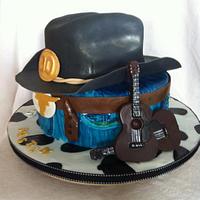 cowboy birthday cake