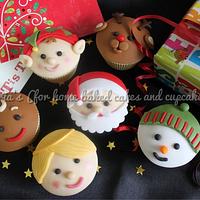 Christmas cupcakes 2012