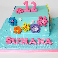 Girly cake for a tween