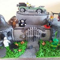 Lego Monster Fighter cake