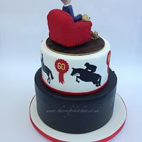 Old Horseman Birthday Cake