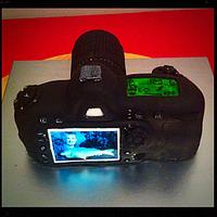 Digital camera cake