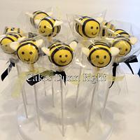 Beehive, Bee and Bee Cake Pops