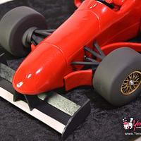 3D Formula One Racing Car Cake