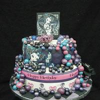 Funky cake for 15 year old