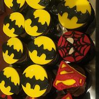Marvel theme cupcakes 